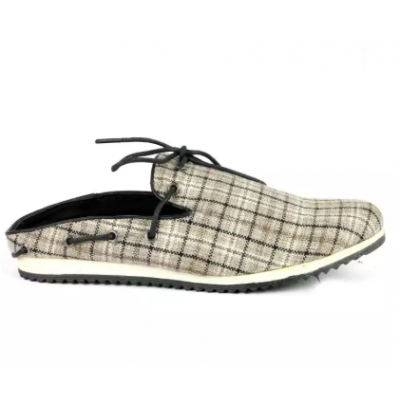 Slip On Cut Loafer For Men- White/ Black/ Brown (15175)